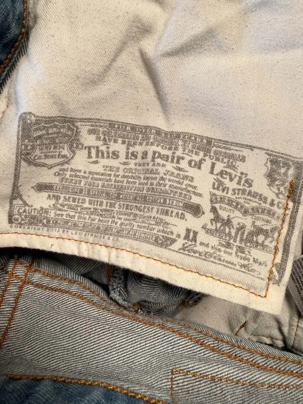 Levi's 501 Button Fly Straight Leg Jeans Light Wash